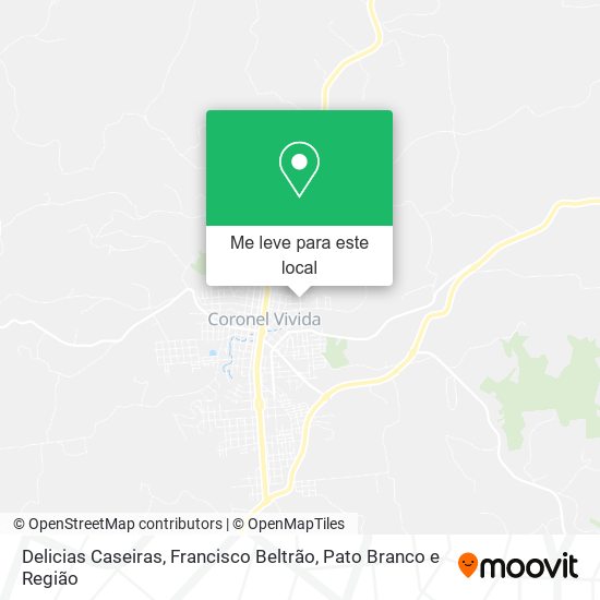 Delicias Caseiras mapa