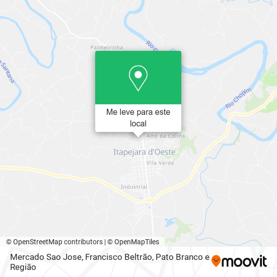 Mercado Sao Jose mapa