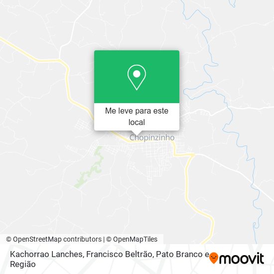 Kachorrao Lanches mapa
