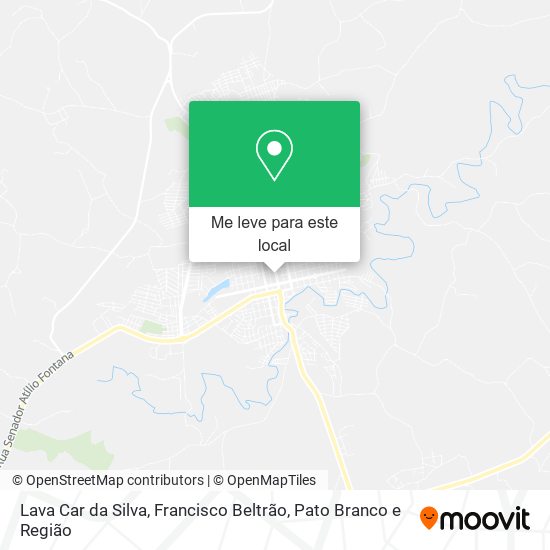 Lava Car da Silva mapa