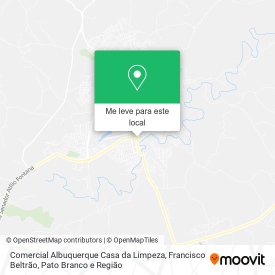Comercial Albuquerque Casa da Limpeza mapa