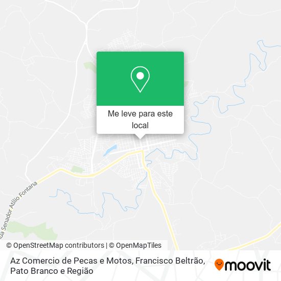 Az Comercio de Pecas e Motos mapa