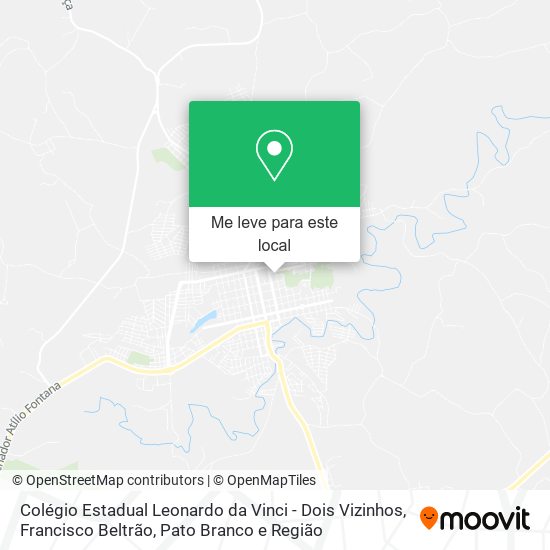 Colégio Estadual Leonardo da Vinci - Dois Vizinhos mapa
