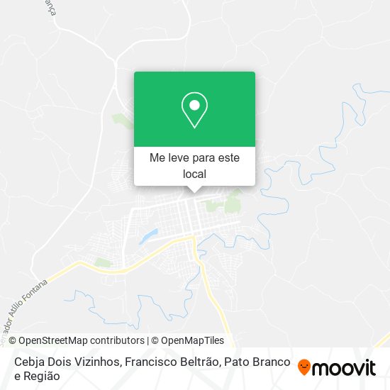 Cebja Dois Vizinhos mapa