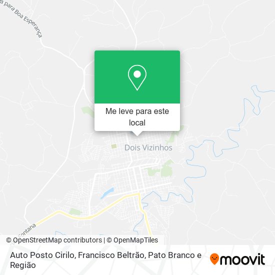 Auto Posto Cirilo mapa