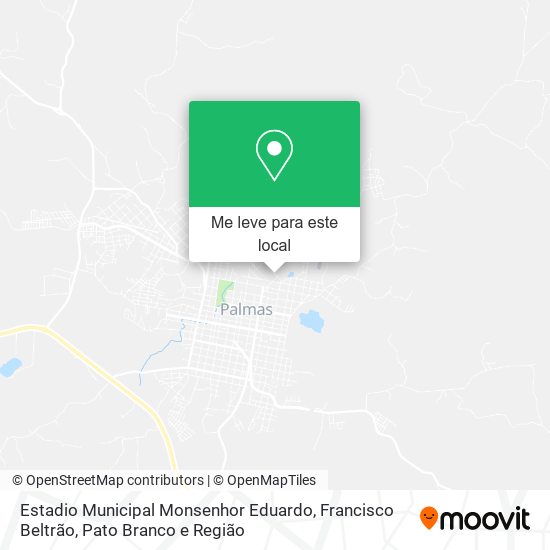 Estadio Municipal Monsenhor Eduardo mapa