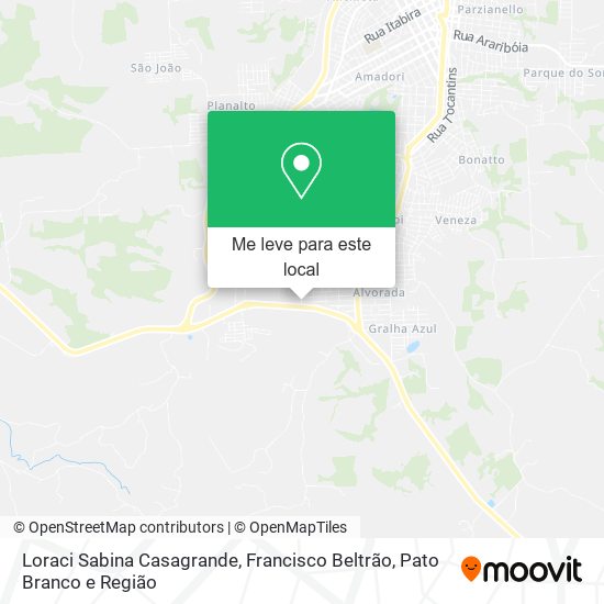 Loraci Sabina Casagrande mapa