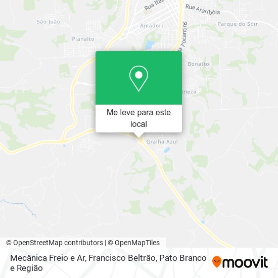 Mecânica Freio e Ar mapa