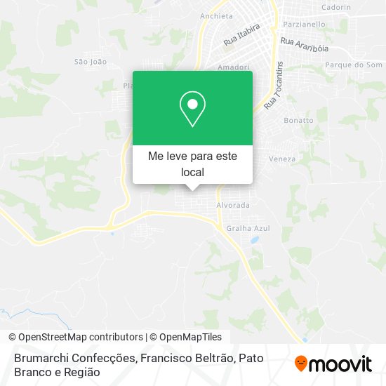 Brumarchi Confecções mapa