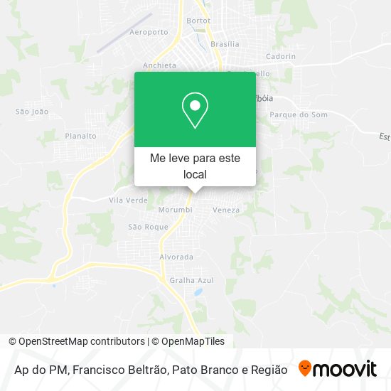 Ap do PM mapa