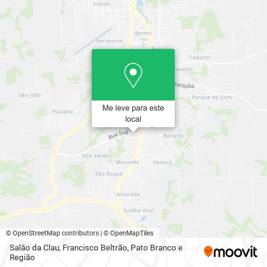 Salão da Clau mapa