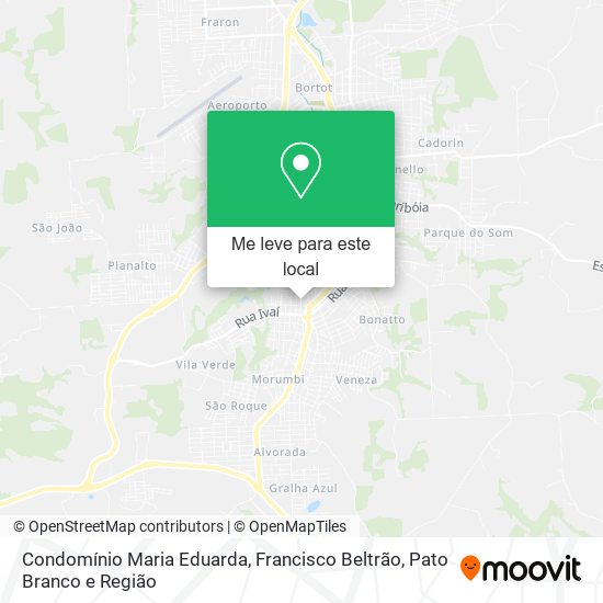 Condomínio Maria Eduarda mapa