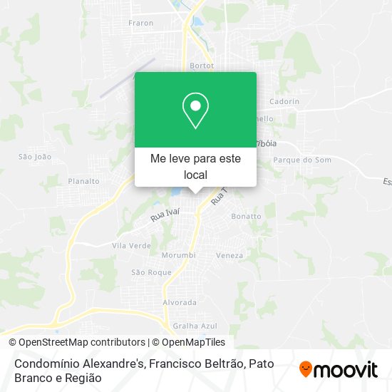 Condomínio Alexandre's mapa