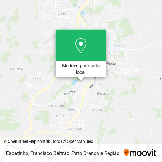 Espetinho mapa