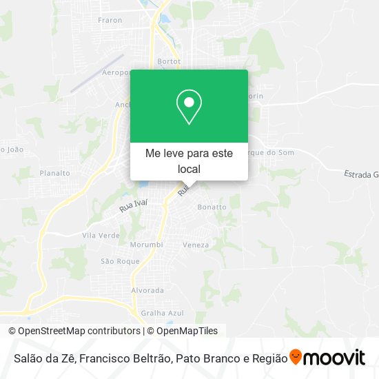 Salão da Zê mapa
