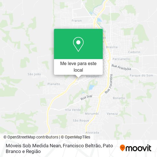 Móveis Sob Medida Nean mapa