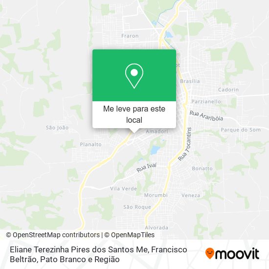 Eliane Terezinha Pires dos Santos Me mapa
