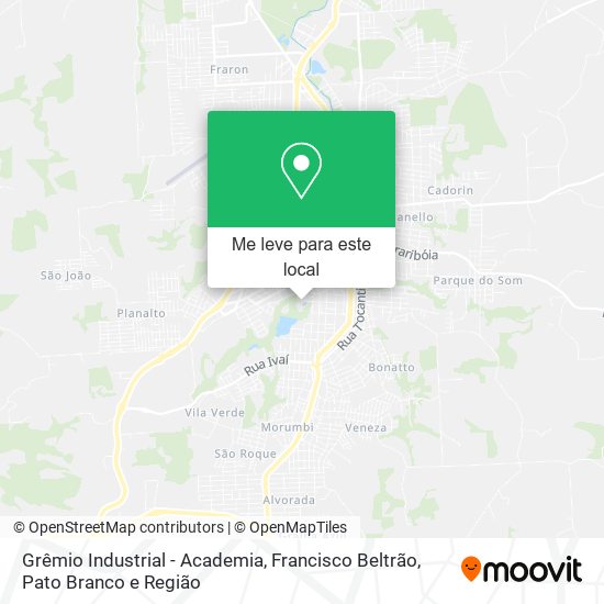 Grêmio Industrial - Academia mapa