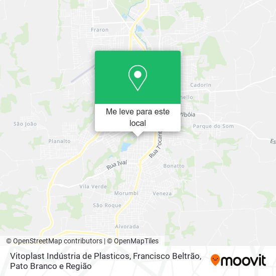 Vitoplast Indústria de Plasticos mapa