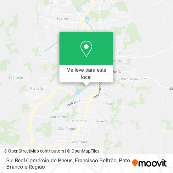 Sul Real Comércio de Pneus mapa