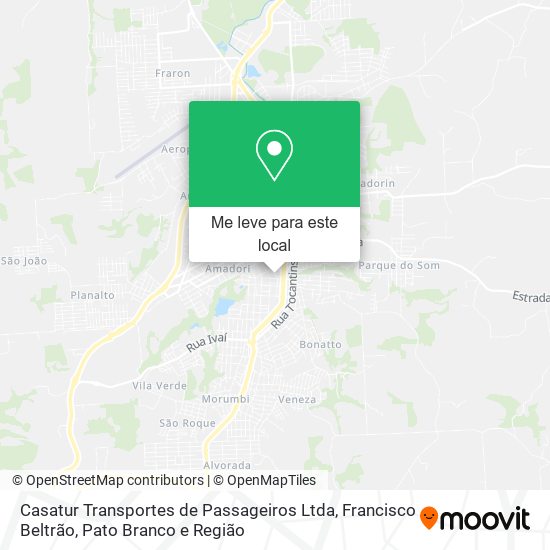 Casatur Transportes de Passageiros Ltda mapa