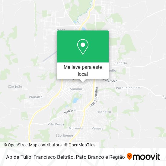 Ap da Tulio mapa