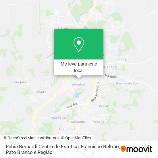Rubia Bernardi Centro de Estética mapa