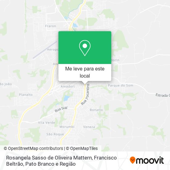 Rosangela Sasso de Oliveira Mattern mapa
