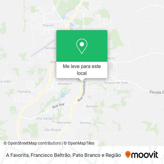 A Favorita mapa