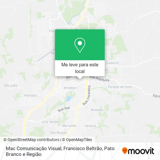 Mac Comunicação Visual mapa