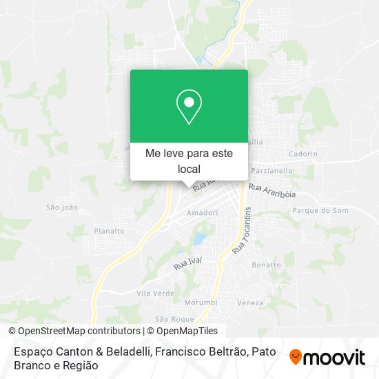 Espaço Canton & Beladelli mapa