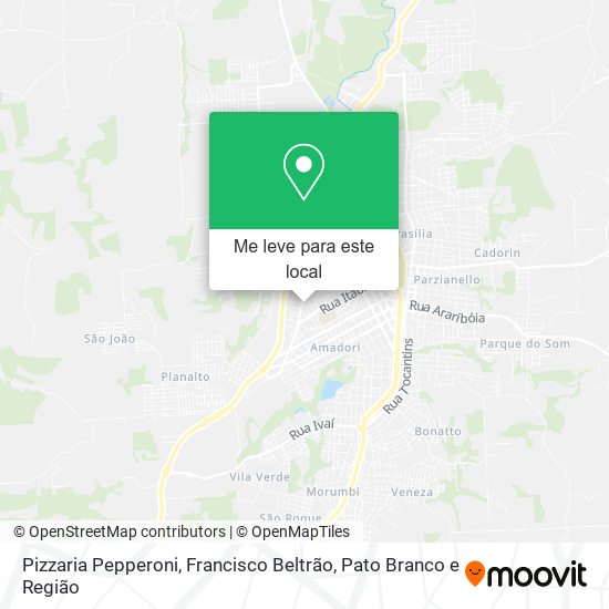 Pizzaria Pepperoni mapa