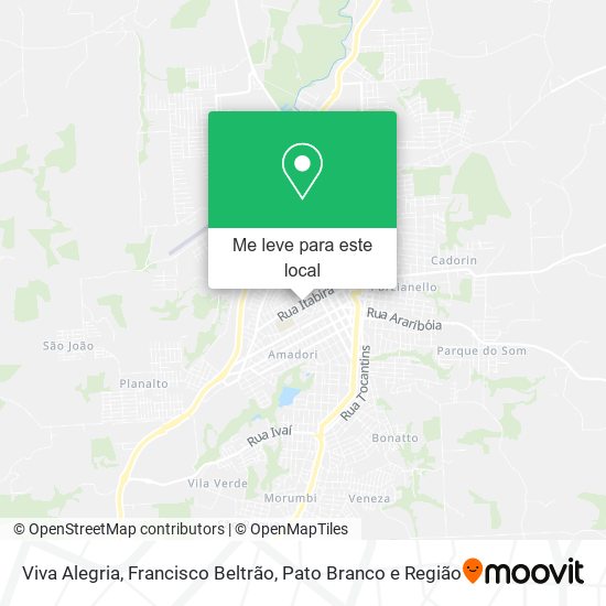 Viva Alegria mapa