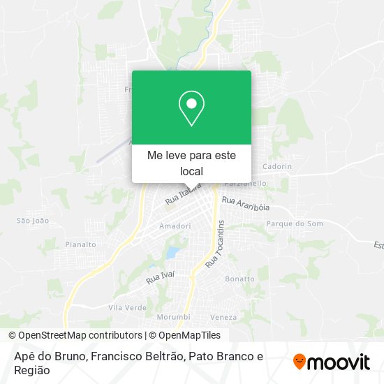 Apê do Bruno mapa