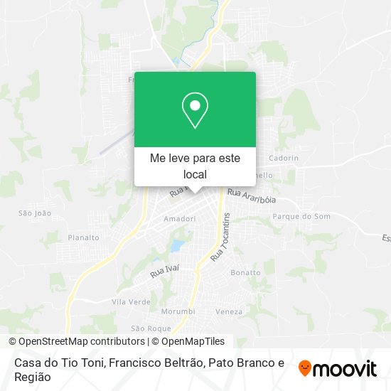 Casa do Tio Toni mapa