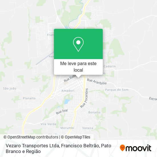 Vezaro Transportes Ltda mapa