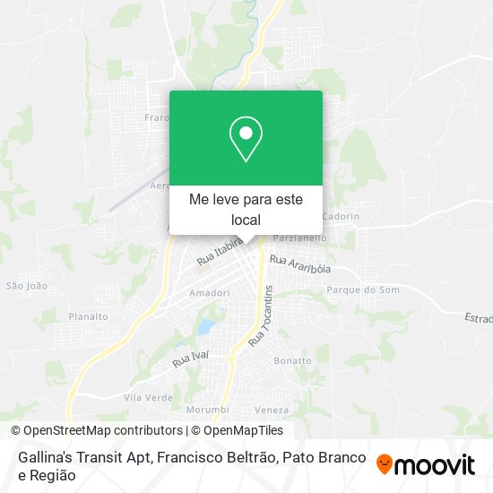 Gallina's Transit Apt mapa
