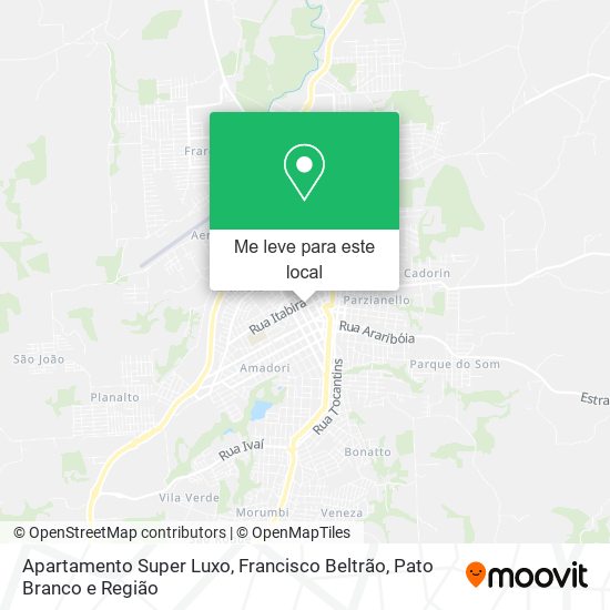Apartamento Super Luxo mapa