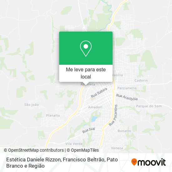 Estética Daniele Rizzon mapa