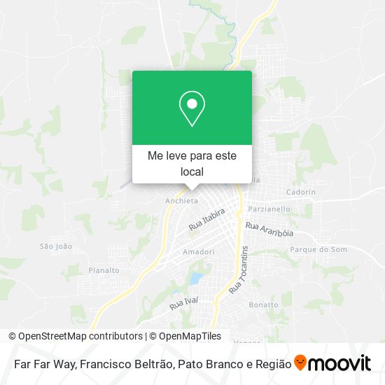 Far Far Way mapa