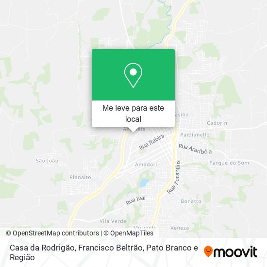 Casa da Rodrigão mapa