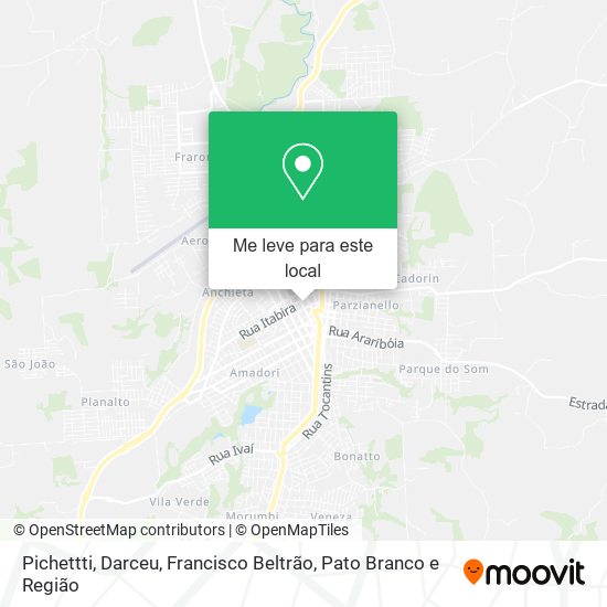 Pichettti, Darceu mapa