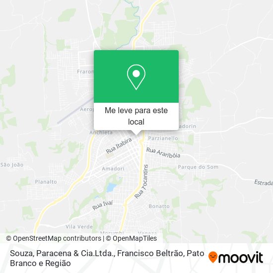 Souza, Paracena & Cia.Ltda. mapa