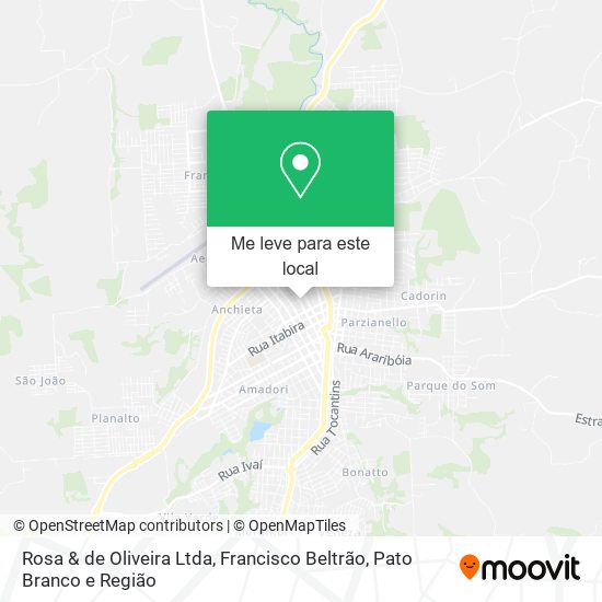 Rosa & de Oliveira Ltda mapa