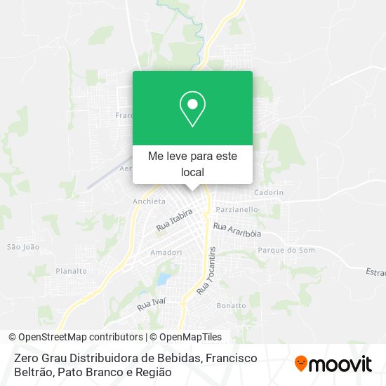 Zero Grau Distribuidora de Bebidas mapa