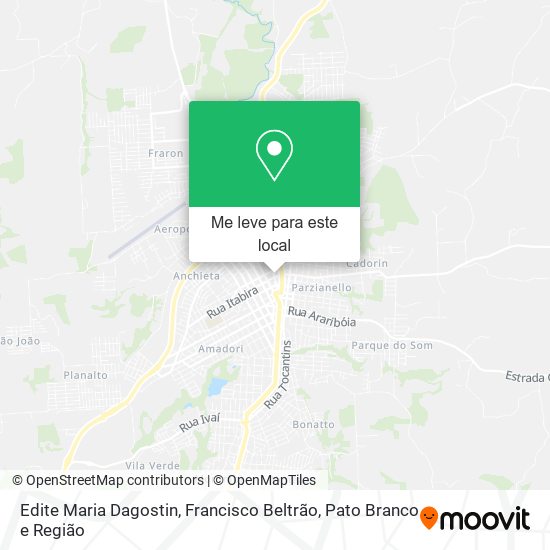 Edite Maria Dagostin mapa