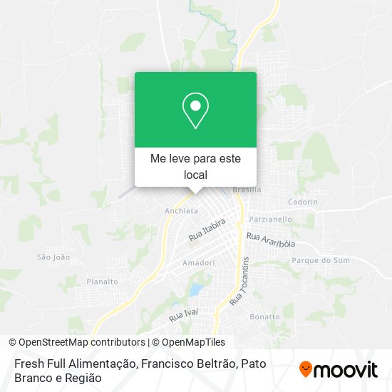 Fresh Full Alimentação mapa