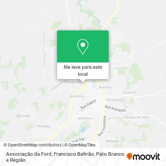 Associação da Ford mapa