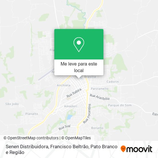 Senen Distribuidora mapa