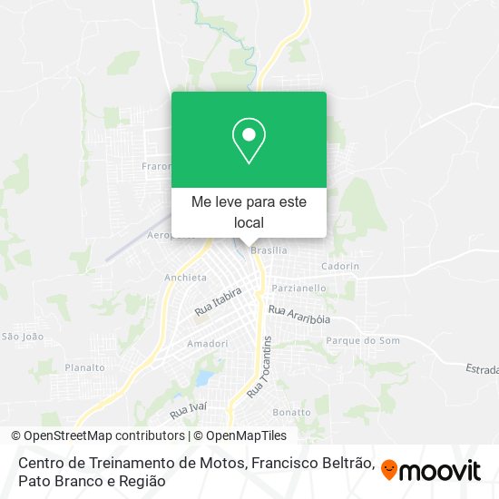 Centro de Treinamento de Motos mapa